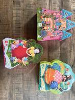 Schitterende Djeco puzzels, Ophalen, 10 tot 50 stukjes, Zo goed als nieuw