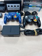 GameCube Zwart + 2 Controllers, Game Boy Player + Games, Spelcomputers en Games, Spelcomputers | Nintendo GameCube, Zwart, Met 2 controllers