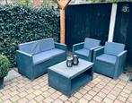 Tuin loungeset inclusief kussens, Tuin en Terras, Tuinsets en Loungesets, Ophalen, 4 zitplaatsen, Kunststof, Gebruikt