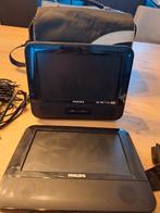 Draagbare Philips DVD-speler met 2 schermen, Dvd-speler, Philips, Gebruikt, Draagbaar