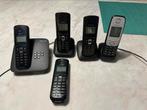 Set dect telefoons gigaset 4x A58H 1x A415, Gebruikt, Ophalen of Verzenden, 4 handsets of meer