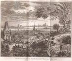 Doorbraak der Groote Zuid Hollandsche Waard, in 't Jaar 1421, Antiek en Kunst, Kunst | Etsen en Gravures, Ophalen of Verzenden