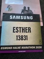 Startbewijs 1/2 egmond aan zee 2026 (met graveren), Tickets en Kaartjes, Eén persoon