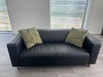 Leren bank, Huis en Inrichting, Banken | Sofa's en Chaises Longues, Ophalen, Zo goed als nieuw