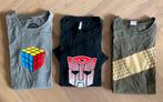 SML.X retro shirts T-shirts Rubik’s Transformers pleister, Ophalen of Verzenden, Zo goed als nieuw, Maat 56/58 (XL)
