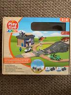 Playtive Junior Houten Trein- en Wegenset, Ophalen, Zo goed als nieuw, Jongen of Meisje