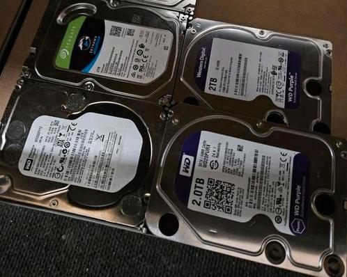 Verschillende merken 2tb 2000gb pc hdd hardeschijf, Computers en Software, Harde schijven, Gebruikt, Desktop, Intern, HDD, SATA