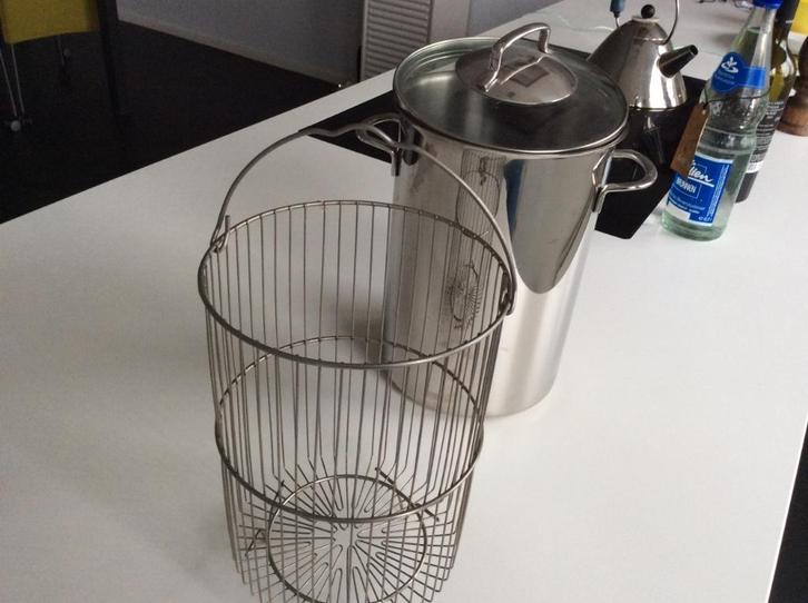 Aspergepan, Huis en Inrichting, Keuken | Potten en Pannen, Zo goed als nieuw, Overige typen, Rvs, Ophalen of Verzenden