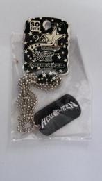 Helloween rock metal hanger ketting logo dogtag dog tag, Verzamelen, Ophalen of Verzenden, Zo goed als nieuw