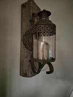 Landelijke wandkandelaar, Ophalen, Bruin, Zo goed als nieuw, Hout