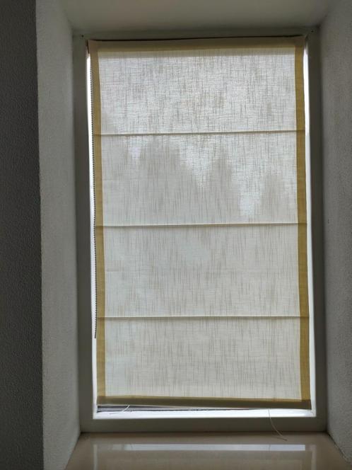 stoffen gordijn, Huis en Inrichting, Stoffering | Gordijnen en Lamellen, Zo goed als nieuw, Minder dan 100 cm, 50 tot 100 cm, Crème
