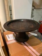 Schaal op voet, Huis en Inrichting, Woonaccessoires | Schalen en Manden, Ophalen of Verzenden, Zo goed als nieuw, Rond, Glas