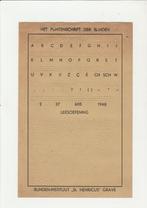 Kaart met brailleschrift, Braille, Gebruikt, Ophalen of Verzenden