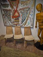 Vintage Benze Sitzmöbel stoelen – teak hout – jaren 60/70, Huis en Inrichting, Ophalen, Gebruikt, Benze Sitzmöbel, N.v.t