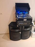 Complete DJ set met statieven, Muziek en Instrumenten, Versterkers | Keyboard, Monitor en PA, Ophalen, Gebruikt, Minder dan 500 watt