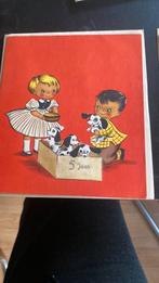 Kaart verjaardag 5en 6 jaar vintage, Ophalen of Verzenden, Overige typen