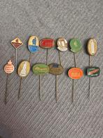 Vintage Tabaksreclame Pins (12 stuks), Verzenden, Gebruikt, Merk, Speldje of Pin