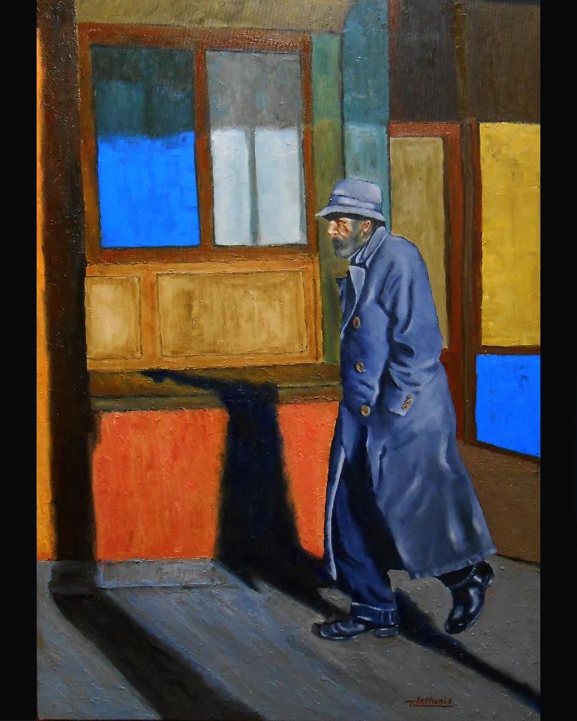 "Er is een dringende zaak..." Schilderij, Verzenden