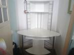 Nieuwe  witte bureau, Ophalen of Verzenden, In hoogte verstelbaar, Nieuw, Bureau