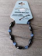 Magnetic magnetische armband antraciet grijs blauw NIEUW, Ophalen of Verzenden, Nieuw, Overige kleuren, Overige materialen