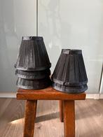 5 mooie lampenkapjes, Zwart, Rond, Ophalen of Verzenden, Zo goed als nieuw