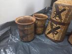Keramiek Set: Karaf en Bekers, Antiek en Kunst, Ophalen of Verzenden