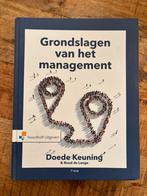 Grondslagen van het management, Doede Keuning, 7e druk, Ophalen of Verzenden, Zo goed als nieuw, Management