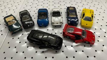 Acht modelauto’s van Supercars Collection Maisto. beschikbaar voor biedingen