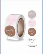 Stickerrol thank you divers, Ophalen of Verzenden, Zo goed als nieuw, Meerdere stickers