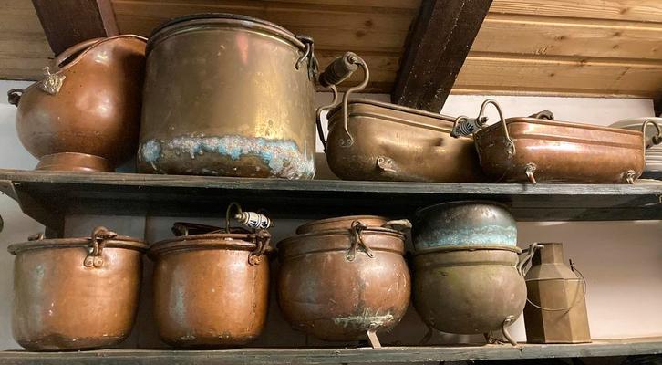 Heksenketel heksen ketel driepoot drie poot 3 heksenketels, Antiek en Kunst, Antiek | Koper en Brons, Ophalen of Verzenden