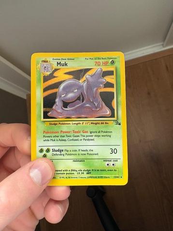 Muk fossil holo pokemon  beschikbaar voor biedingen