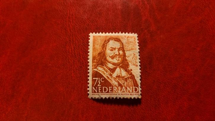 Nederlandse Postzegel Michiel de Ruyter uit 1943, Postzegels en Munten, Postzegels | Nederland, Gestempeld, Na 1940, Ophalen of Verzenden