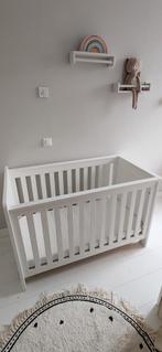 Coming kids bedje ledikant hout wit bed incl IKEA matras, Ophalen, Zo goed als nieuw, Ledikant