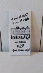 Wc decoratie toilet  toiletdecorayie spreuktegel spreukbord, Ophalen of Verzenden, Zo goed als nieuw