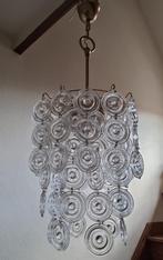 Gaetano Sciolari, Palwa, hanglamp, 90 murano glazen lenzen, Antiek en Kunst, Ophalen