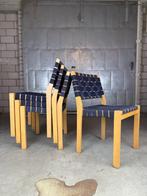 4X Artek 611 Chair By Alvar Aalto (More In Stock), Huis en Inrichting, Stoelen, Ophalen, Blauw, Vier, X