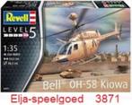Revell 1:35 OH-58 KIOWA 3871 Helikopter modelbouw, Revell, Nieuw, Ophalen of Verzenden, Groter dan 1:72