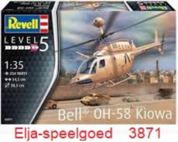 Revell 1:35 OH-58 KIOWA 3871 Helikopter modelbouw beschikbaar voor biedingen