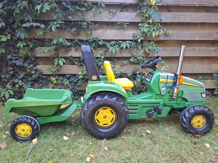 Rolly toys traptrekker met kar, Kinderen en Baby's, Speelgoed | Buiten | Skelters, Gebruikt, Overige merken, Ophalen