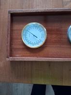 Vintage Barometer, Hygrometer & Thermometer in Modern Jasje, Ophalen of Verzenden, Gebruikt, Binnenthermometer