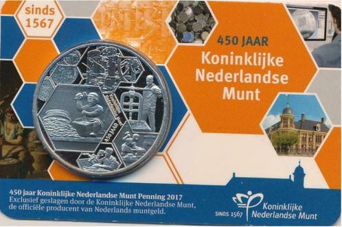 450 jaar Koninklijke Munt Coincard 2017 BU-Kwaliteit €9,75, Postzegels en Munten, Munten | Europa | Euromunten, Overige waardes
