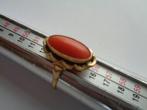 Zeeuwse bloedkoralen ring/ goud, Sieraden, Tassen en Uiterlijk, Antieke sieraden, Verzenden, Goud, Ring, Met edelsteen