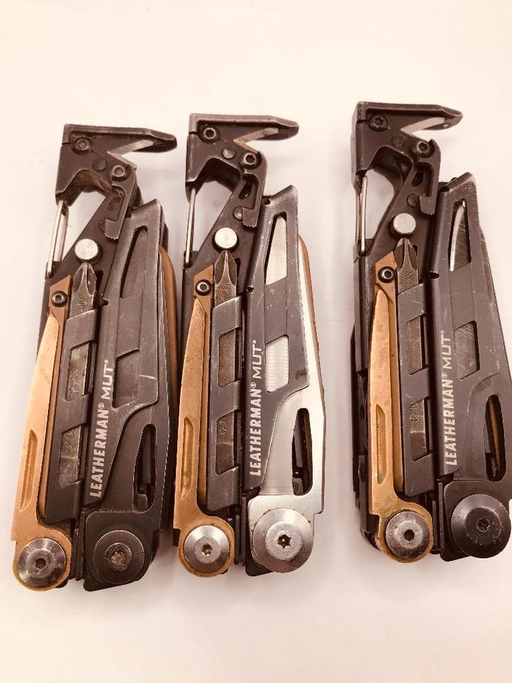 Leatherman MUT Multitool Discontinued USED BLACK SILVER EOD, Caravans en Kamperen, Kampeergereedschap, Gebruikt, Ophalen of Verzenden