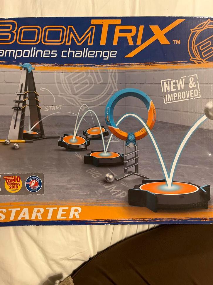 Boomtrix Trampolines Challenge, Kinderen en Baby's, Speelgoed | Educatief en Creatief, Zo goed als nieuw, Bouwen, Ophalen of Verzenden