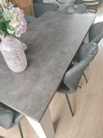 Mooie betonlook eettafel, Huis en Inrichting, Tafels | Eettafels, Ophalen, 50 tot 100 cm, Zo goed als nieuw, Vijf personen of meer