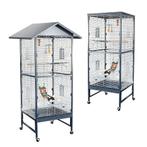 Montana Casa 60 met 2 daken nu showmodel met 100€ korting, Dieren en Toebehoren, Vogels | Hokken en Kooien, Ophalen, Nieuw, Metaal