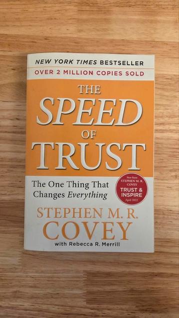 The Speed of Trust - Stephen Covey beschikbaar voor biedingen
