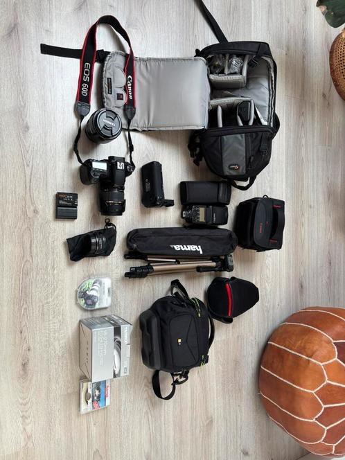Canon 60D met Tamron 18-270 en Tamron 28-300 met accessoires, Audio, Tv en Foto, Fotocamera's Digitaal, Zo goed als nieuw, Canon