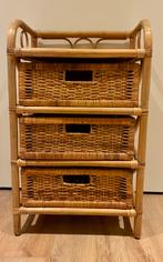 Prachtig Vinted Bamboo Ladenkastje izgst!!!, Ophalen, 50 tot 100 cm, Zo goed als nieuw, 3 of 4 laden