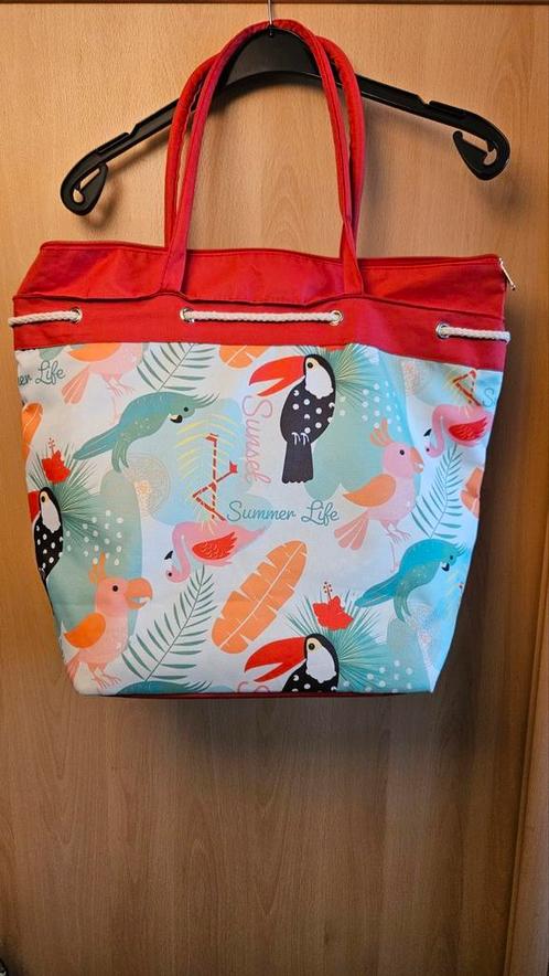 Grote strandtas / koeltas, als NIEUW!, Sieraden, Tassen en Uiterlijk, Tassen | Reistassen en Weekendtassen, Zo goed als nieuw